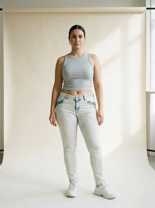 Jeans chiari skinny: no